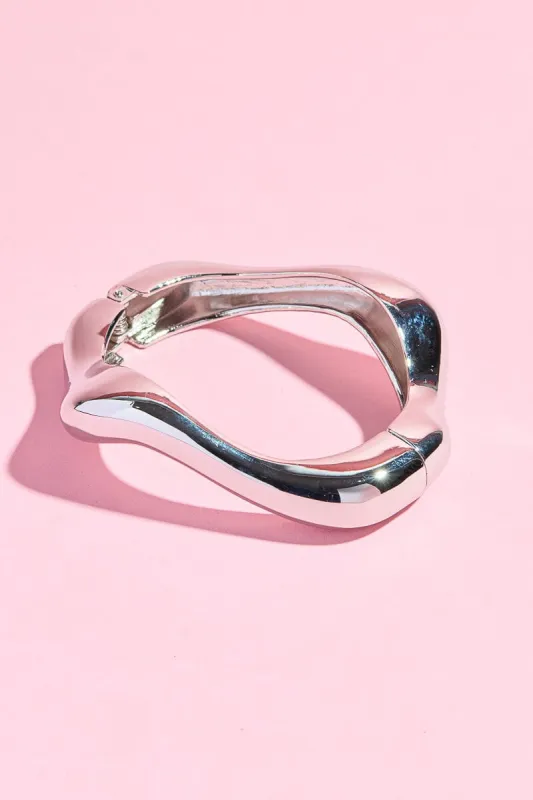 Wavy Cuff Bangle sold by Mulberry and Grand
