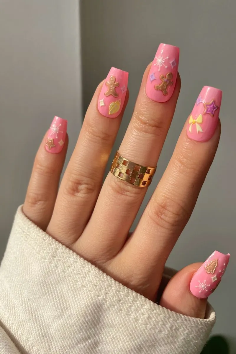 Gingerbread Nail Art Stickers sold by Mulberry and Grand product image thumbnail 3