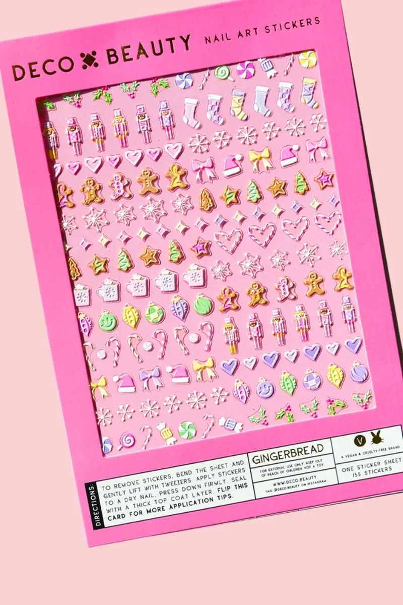 Gingerbread Nail Art Stickers sold by Mulberry and Grand product image thumbnail 4