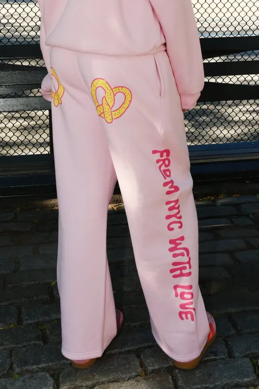 From NYC With Love Wide Leg Sweatpants sold by Mulberry and Grand