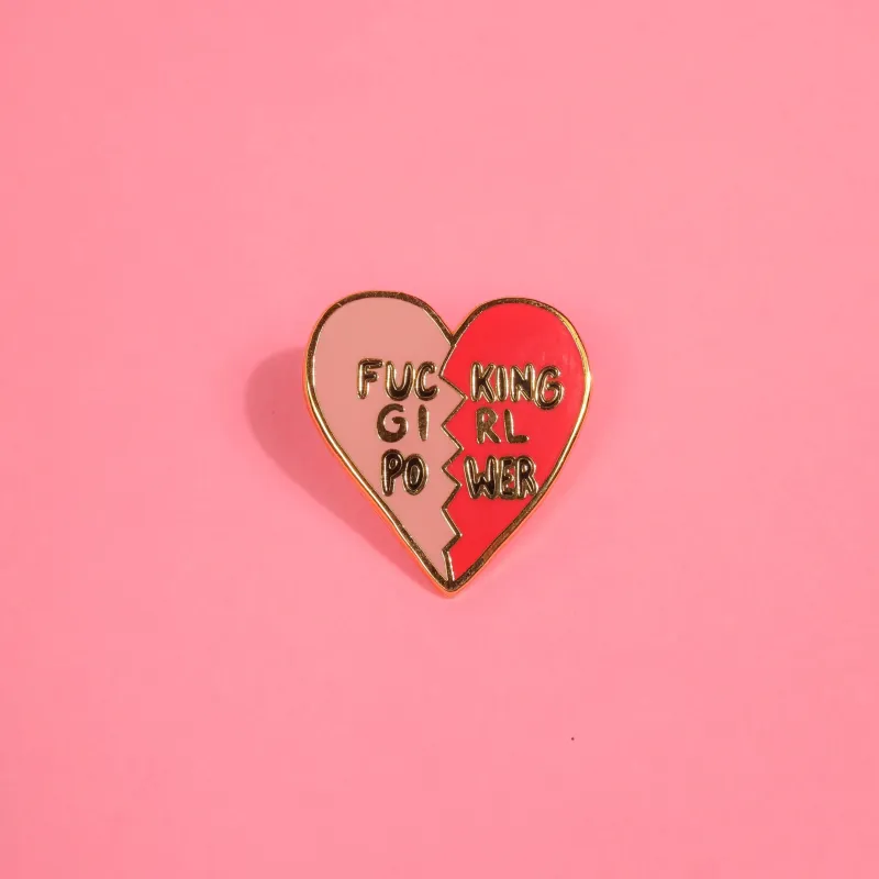 Fucking Girl Power Enamel Pin sold by Mulberry and Grand