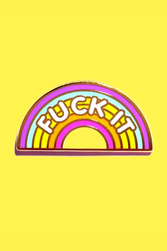 Fuck It Enamel Pin sold by Mulberry and Grand