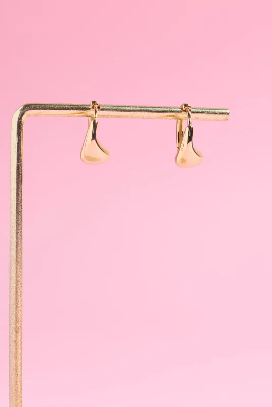 Dewdrop Sterling Silver Huggies sold by Mulberry and Grand