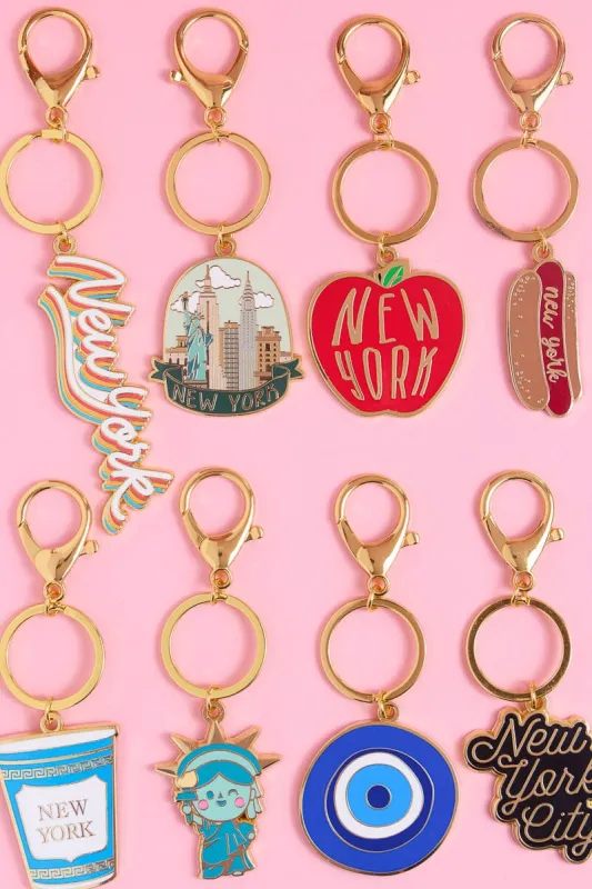 New York Enamel Keychain sold by Mulberry and Grand