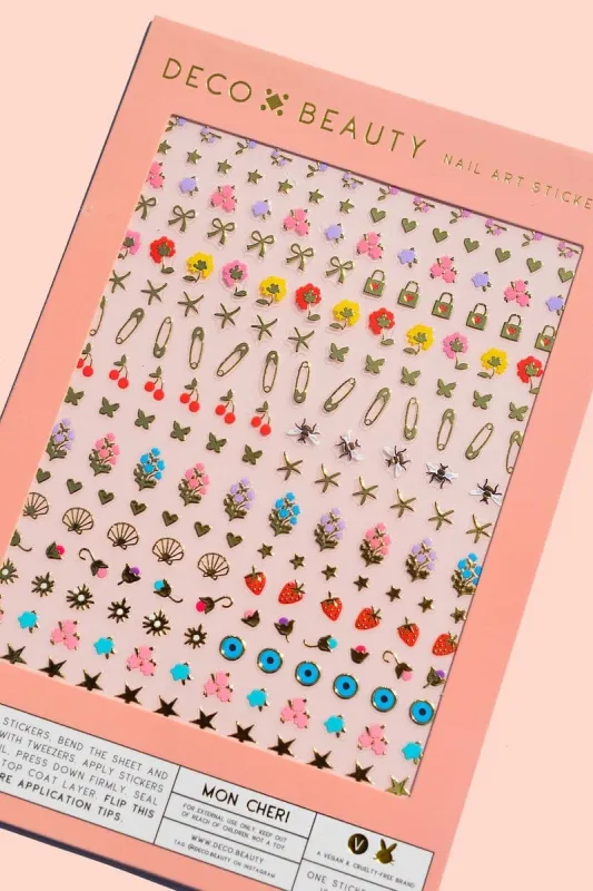 Mon Cheri Nail Art Stickers sold by Mulberry and Grand