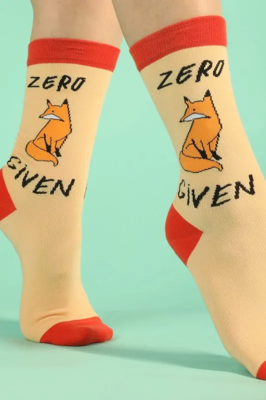 Zero Fox Given Socks sold by Mulberry and Grand