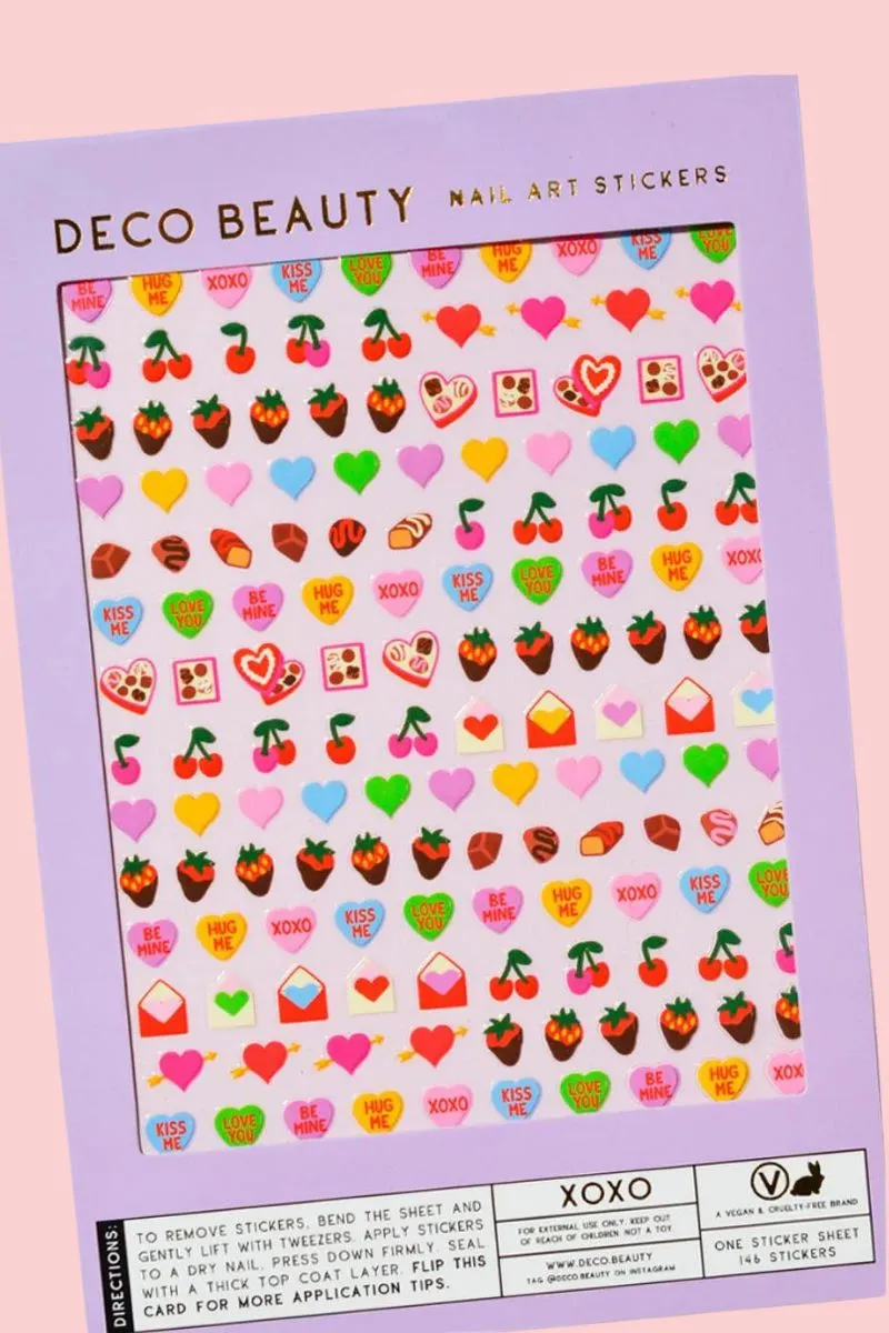 XOXO Nail Art Stickers sold by Mulberry and Grand product image thumbnail 3