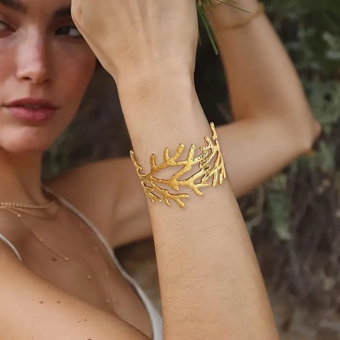 Boho Starfish Shell Cuff Bangle sold by Mulberry and Grand product image thumbnail 3