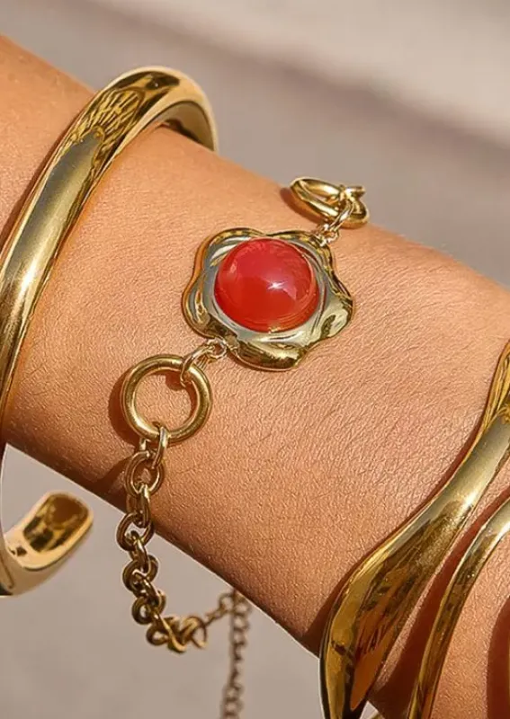 Vintage Ruby Bracelet made by Mulberry and Grand