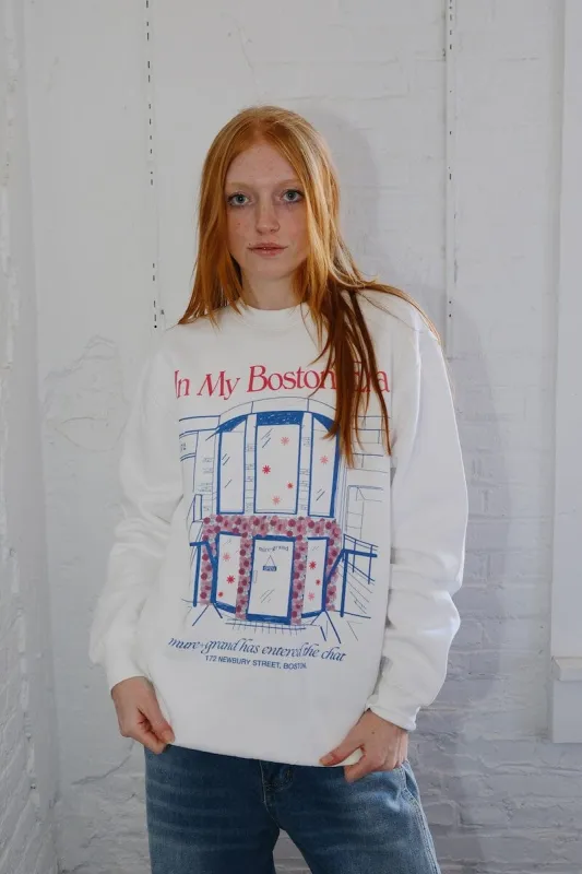 In My Boston Era Graphic Sweatshirt made by Mulberry and Grand