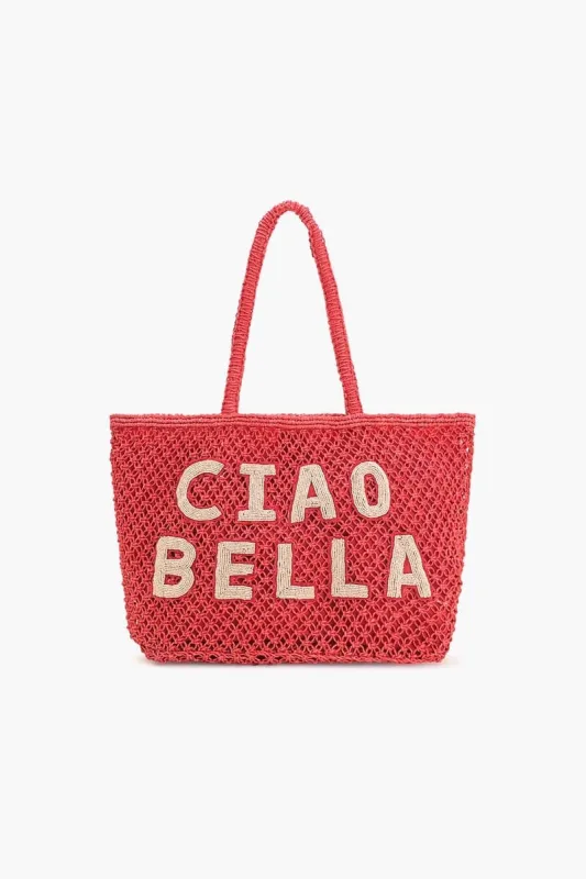 Ciao Bella Beaded Tote Bag made by America & Beyond