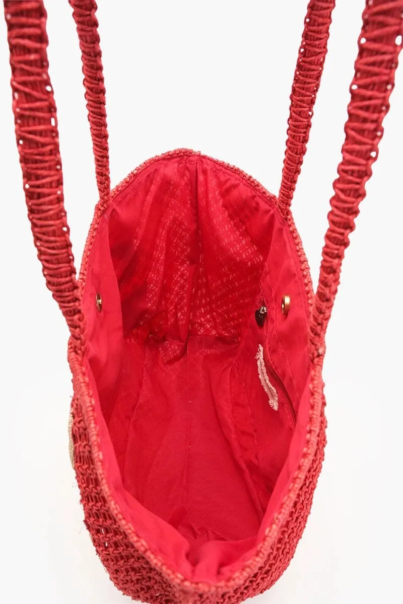 Ciao Bella Beaded Tote Bag sold by Mulberry and Grand product image thumbnail 5