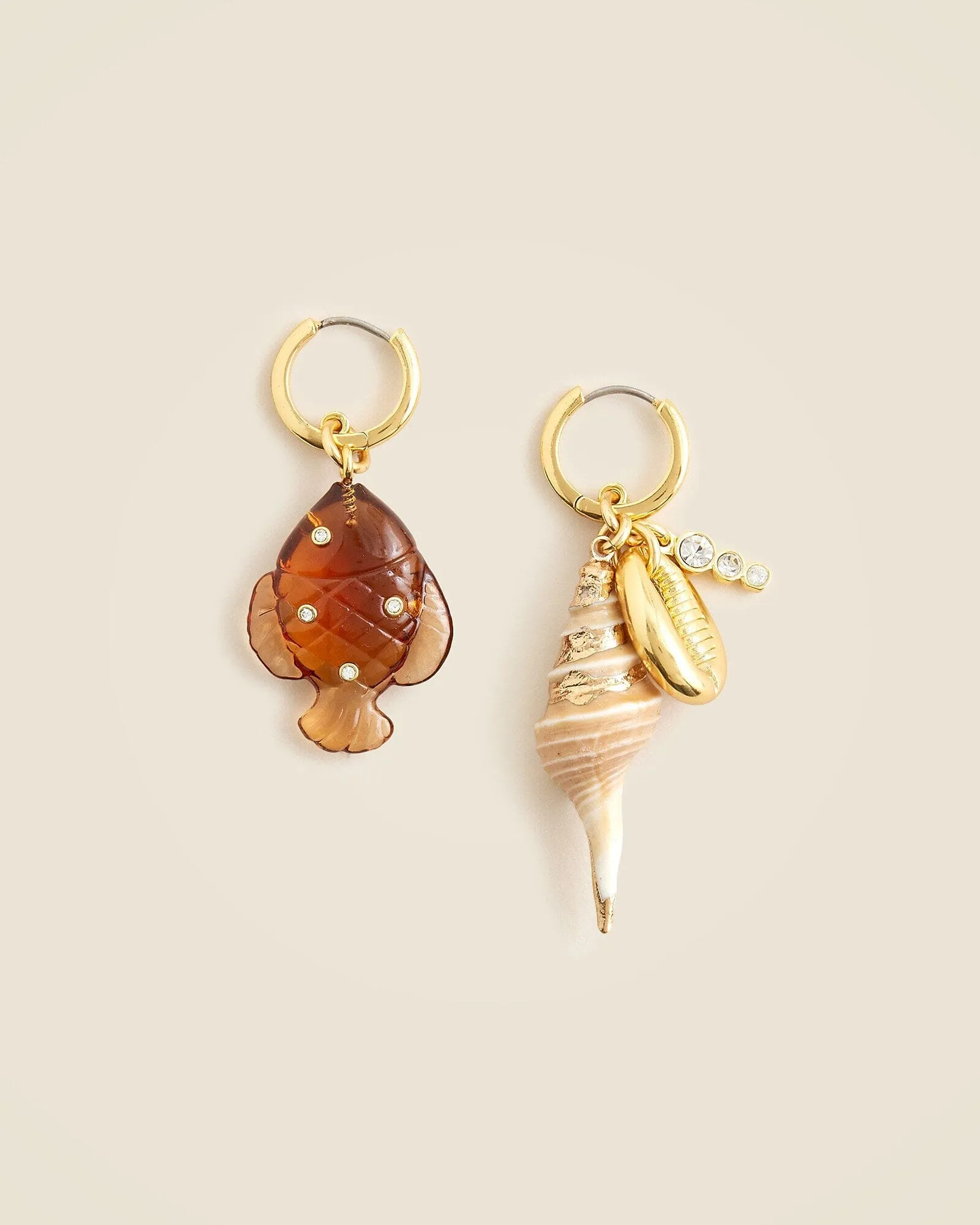 Ocean Gift Charm Dangle Earrings sold by Mulberry and Grand