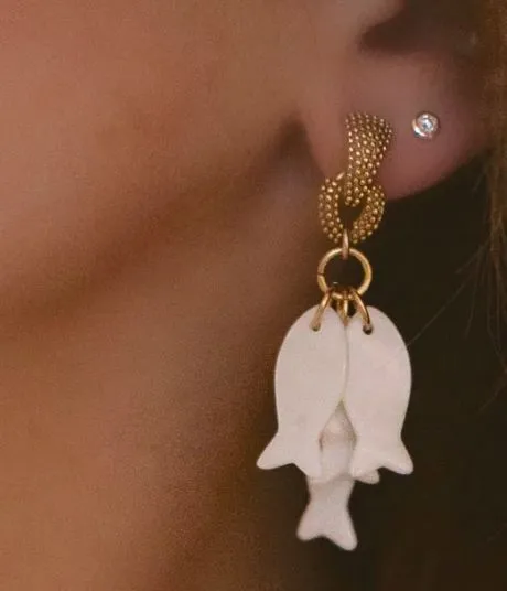 Plenty of Fish Charm Dangle Earring sold by Mulberry and Grand product image thumbnail 2