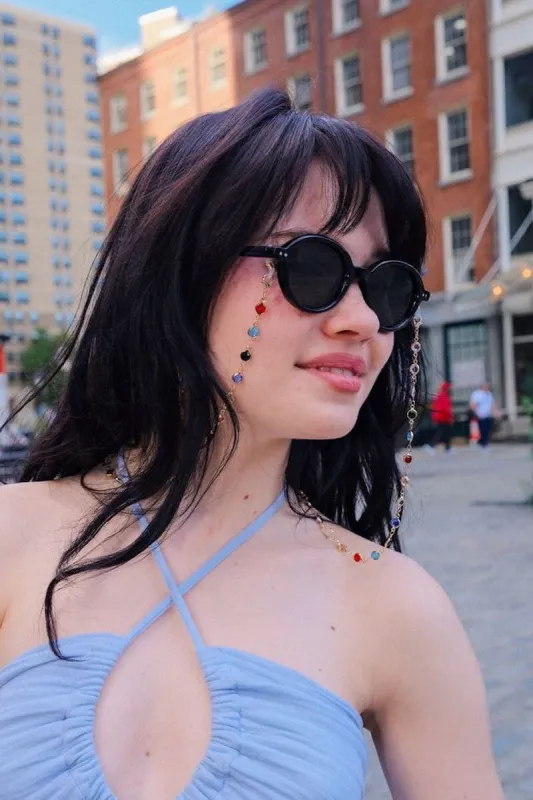 Color Crush Sunglass Chain made by Mulberry and Grand