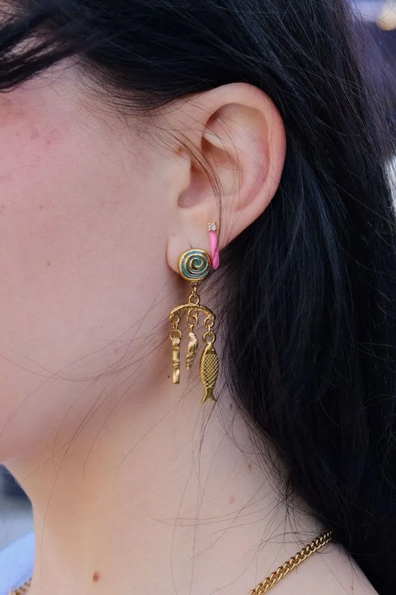 Summer Calling Statement Earrings sold by Mulberry and Grand product image thumbnail 2