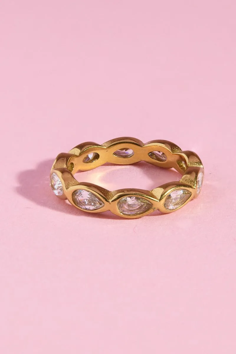 Pear Luxe Stacking Ring sold by Mulberry and Grand