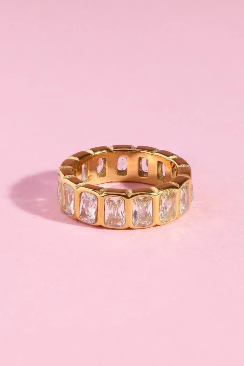 Graceful Bar Stacking Ring sold by Mulberry and Grand