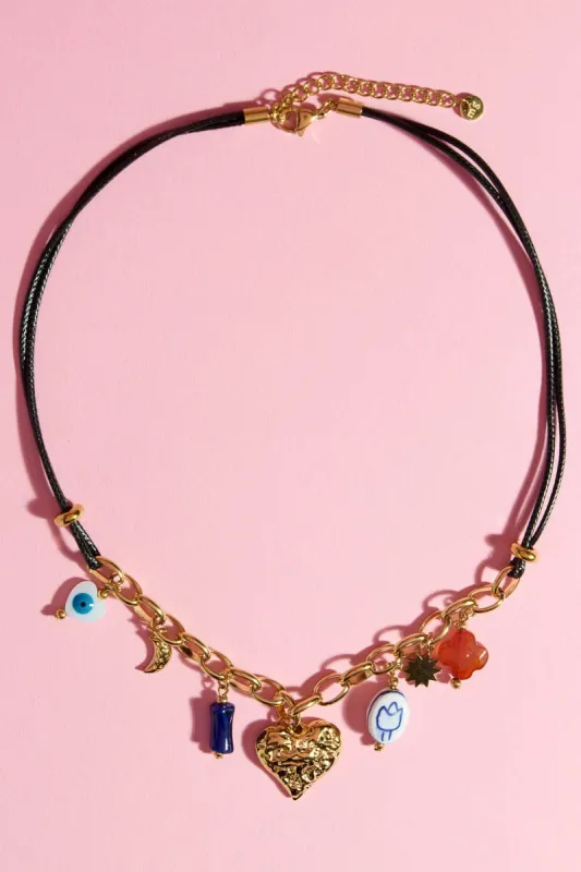 Lucky Charm Chain Necklace made by Mulberry and Grand