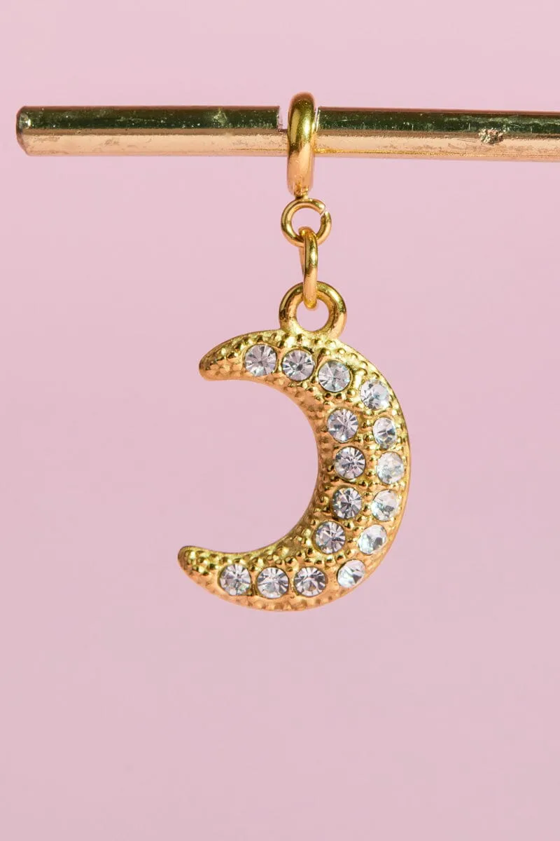 Moon Charm With Spring Clip sold by Mulberry and Grand