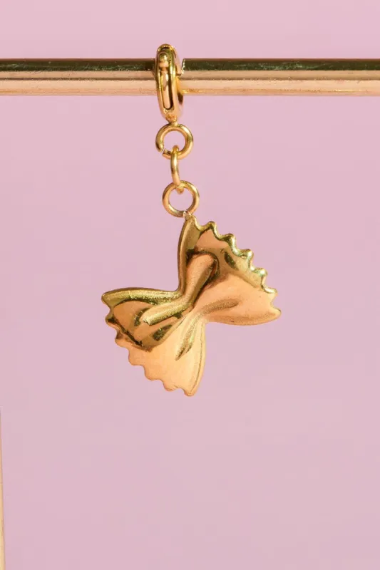 Farfalle Charm With Spring Clip made by Mulberry and Grand