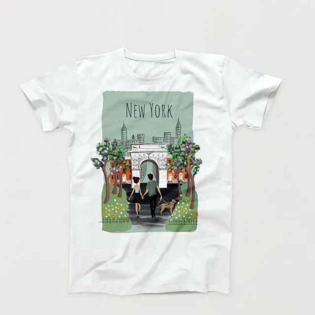 Washington Square Park Graphic T-Shirt sold by Mulberry and Grand