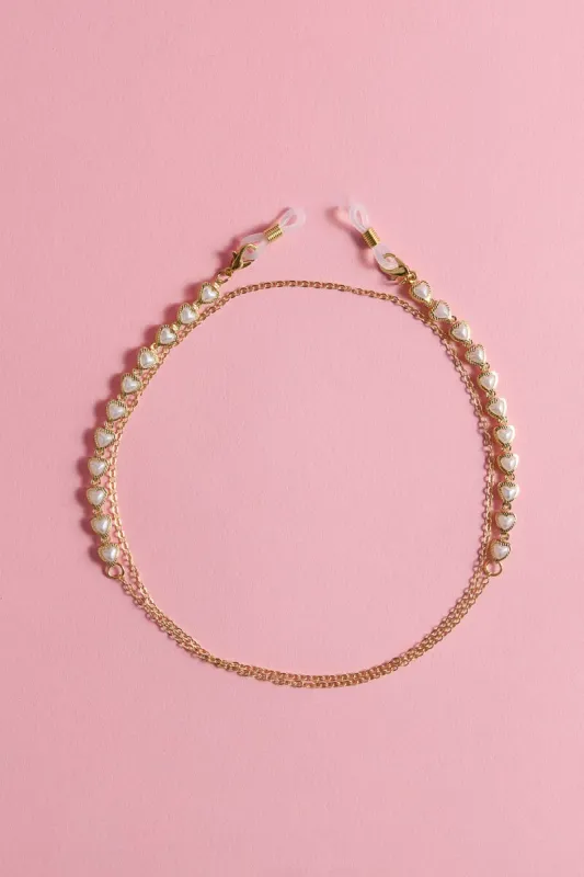 Pearl In Love Sunglass Chain made by Mulberry and Grand