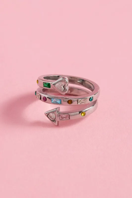 Love Direction Stacking Ring made by Mulberry and Grand
