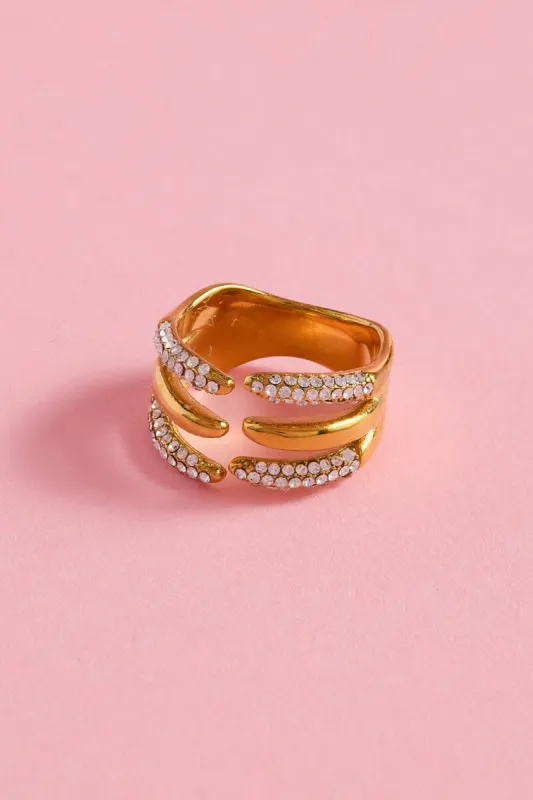 Elegant Layered Stacking Ring made by Mulberry and Grand