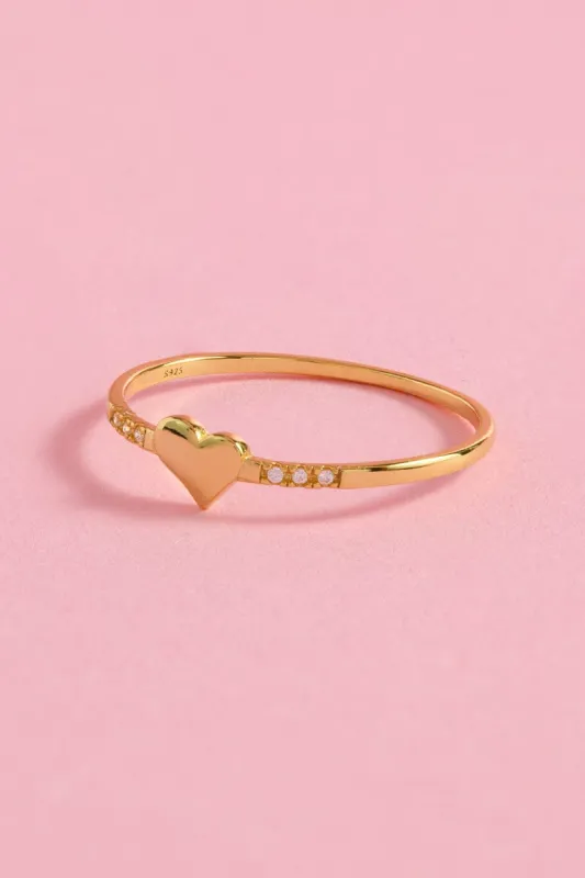 Pure Love Sterling Silver Ring made by Mulberry and Grand