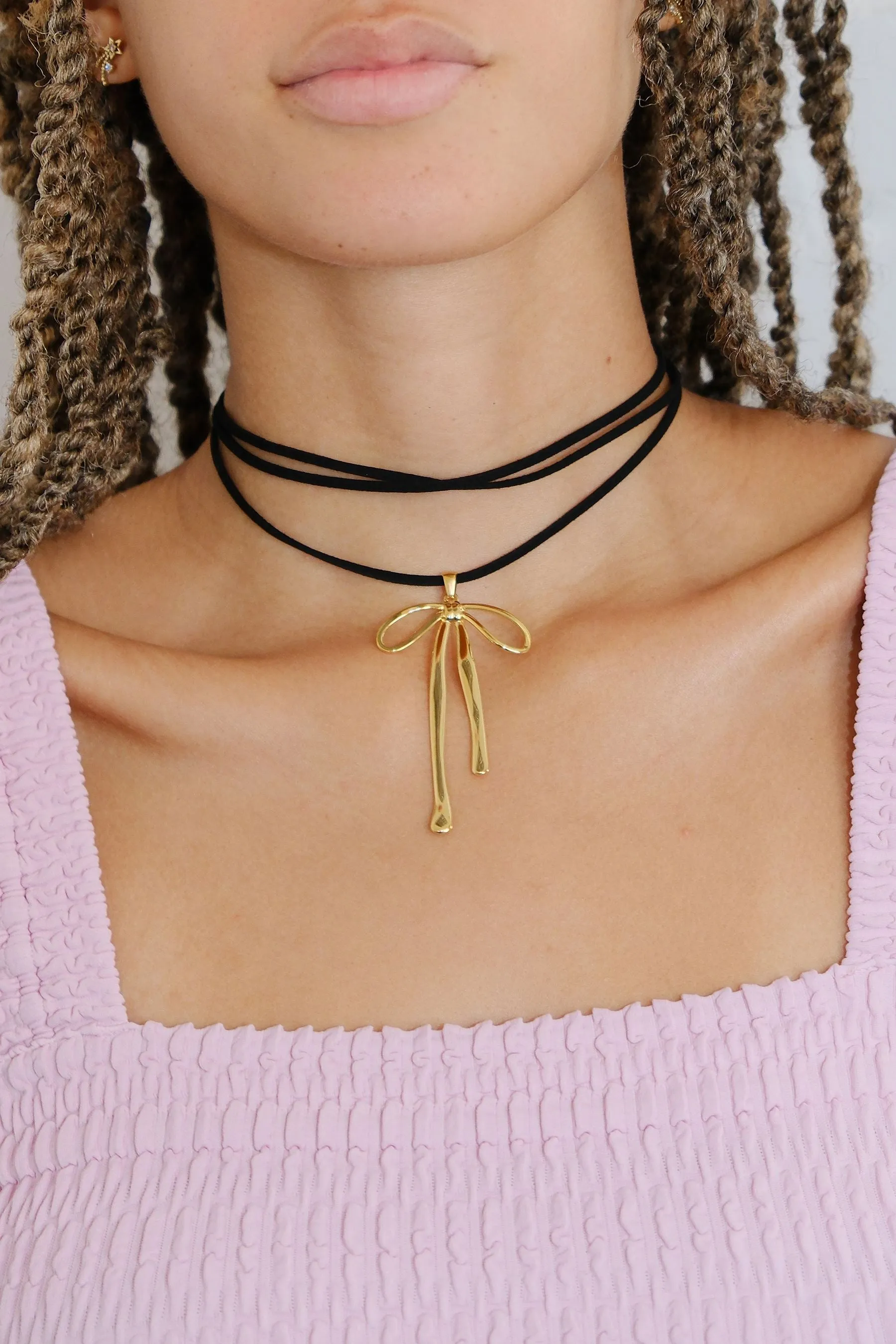 Coquette Bow Charm Necklace sold by Mulberry and Grand product image thumbnail 2