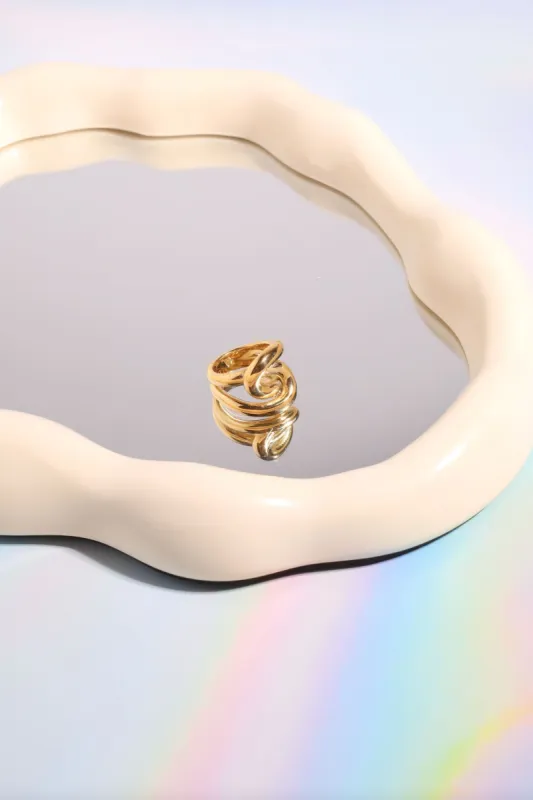 Wrapped Around My Finger Stacking Ring sold by Mulberry and Grand