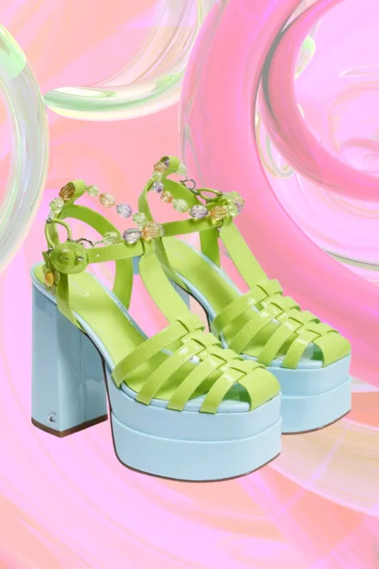 Paddie Platform Heel sold by Mulberry and Grand