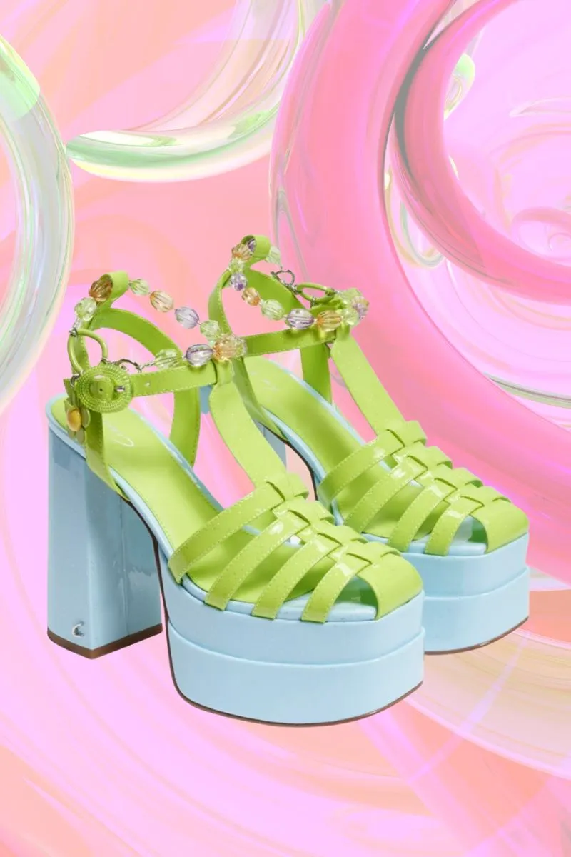 Paddie Platform Heel sold by Mulberry and Grand