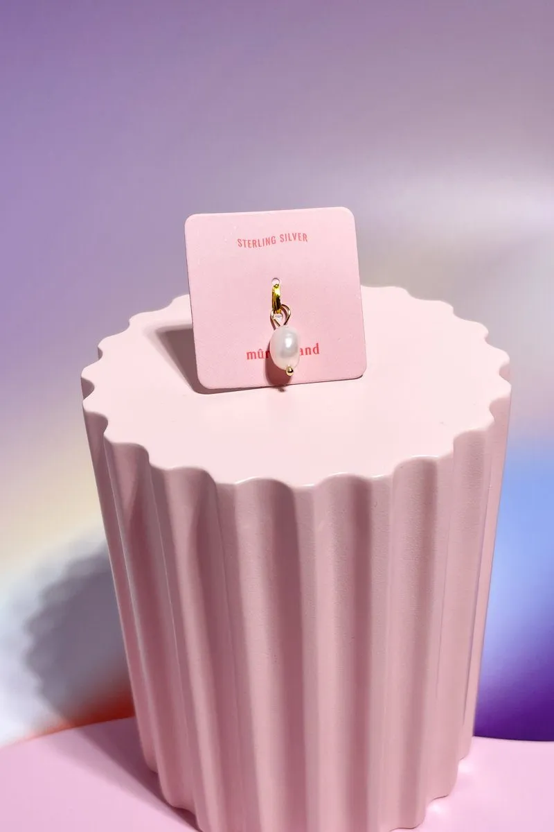 Pearl Sterling Silver Dangle Charm sold by Mulberry and Grand product image thumbnail 2