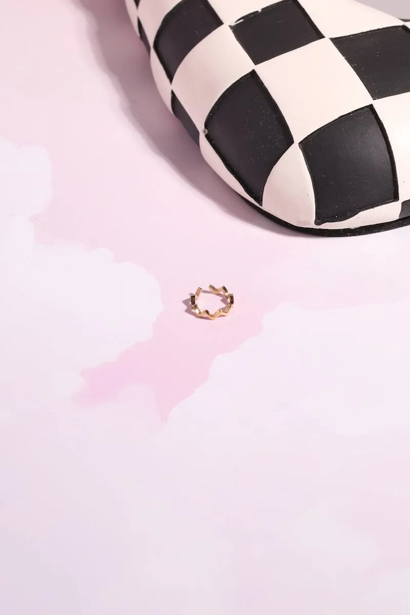 Zig Zag Ear Cuff sold by Mulberry and Grand