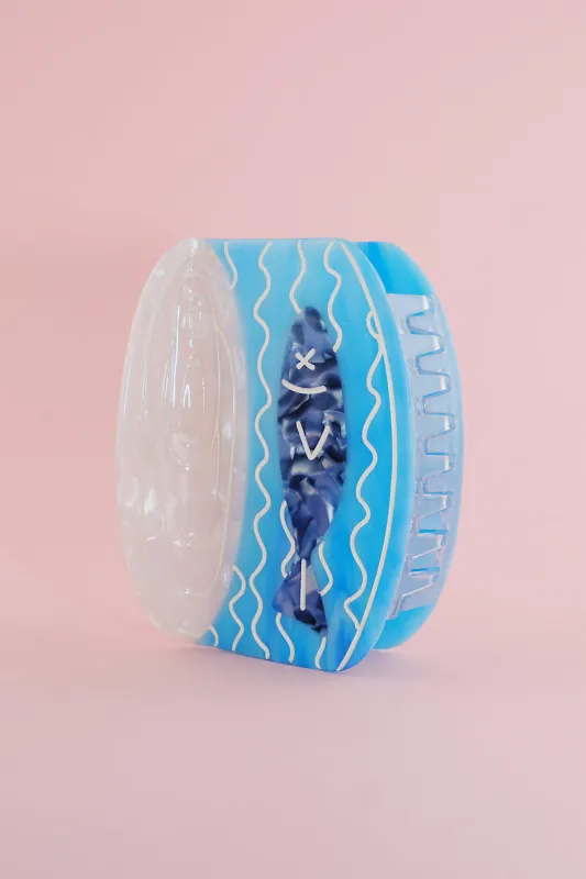 Sardines Claw Clip sold by Mulberry and Grand