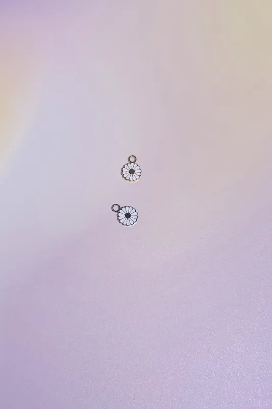 Daisy Enamel Dangle Charm sold by Mulberry and Grand