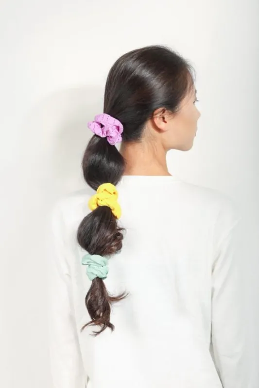 Pastel Scrunchie Set sold by Mulberry and Grand