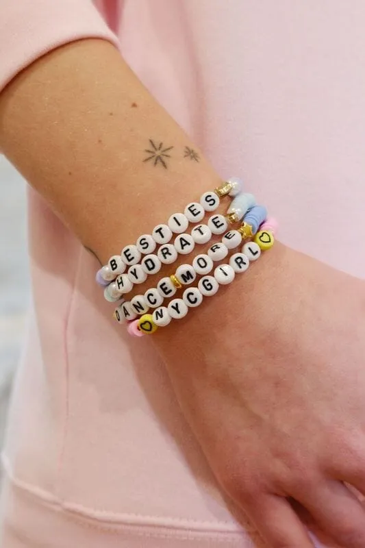 Besties Inspirational Beaded Bracelet sold by Mulberry and Grand product image thumbnail 2