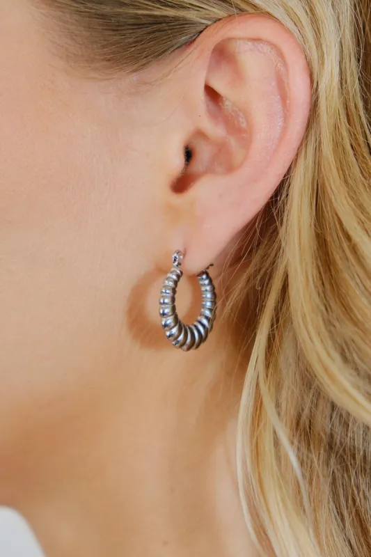 Daphne Bauble Hoop Earrings sold by Mulberry and Grand
