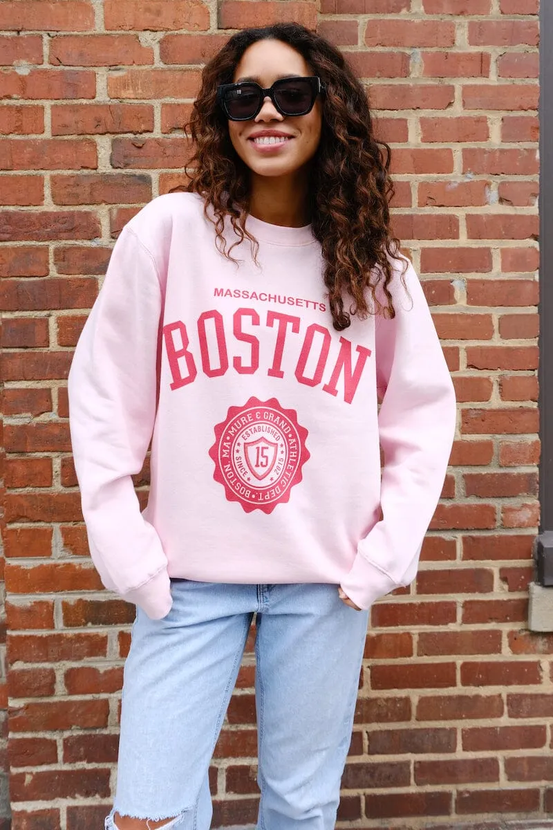 Boston Collegiate Sweatshirt sold by Mulberry and Grand