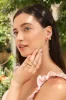 Star Enamel Sterling Silver Band Ring sold by Mulberry and Grand