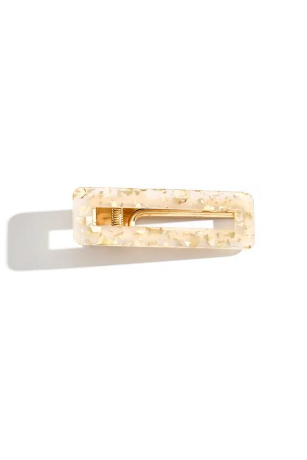 Rectangle Acrylic Hair Clip sold by Mulberry and Grand product image thumbnail 4