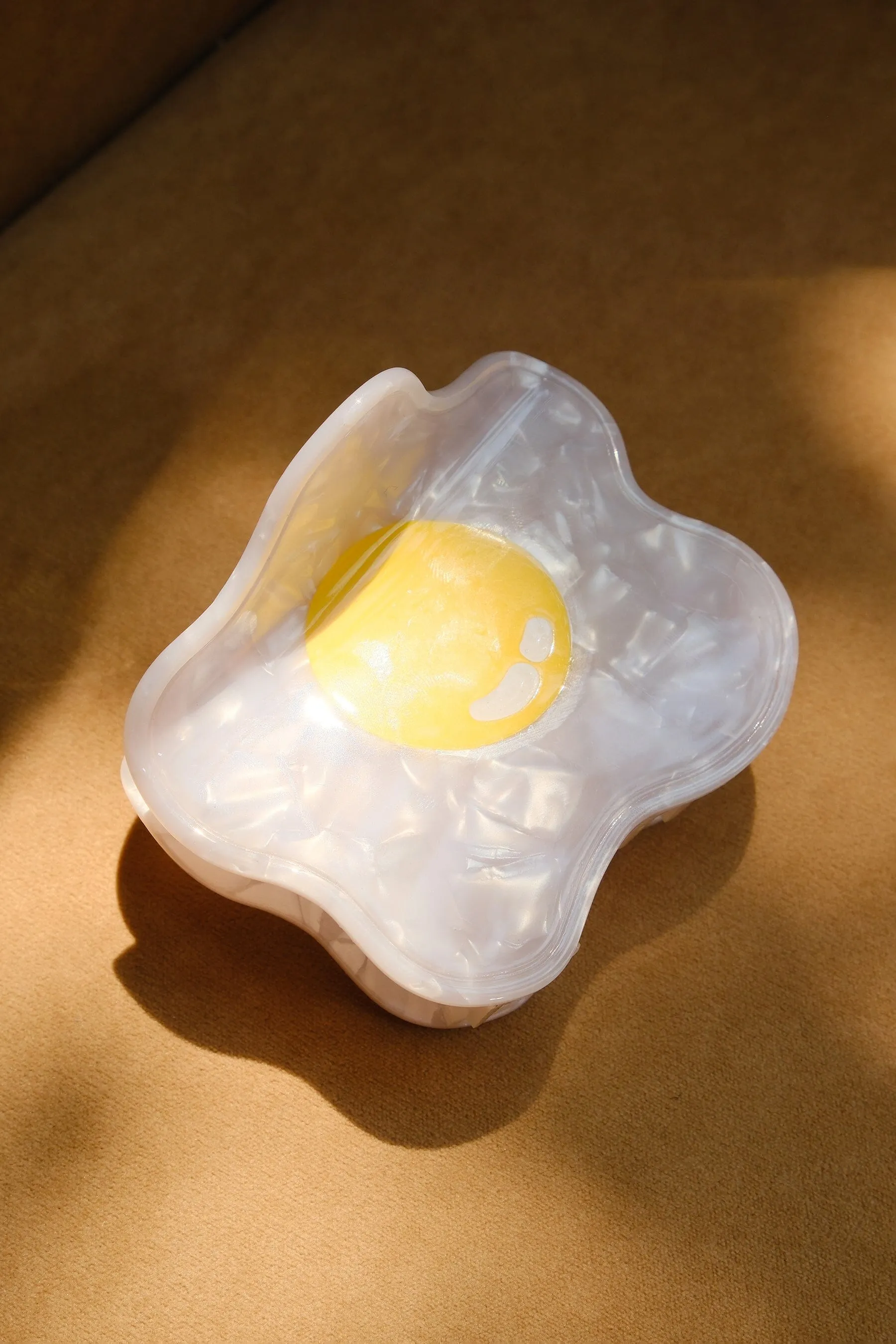 Sunny Side Up Claw Clip sold by Mulberry and Grand