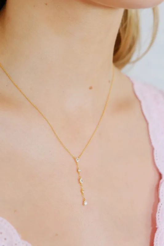 Andromeda Drop Sterling Silver Necklace sold by Mulberry and Grand