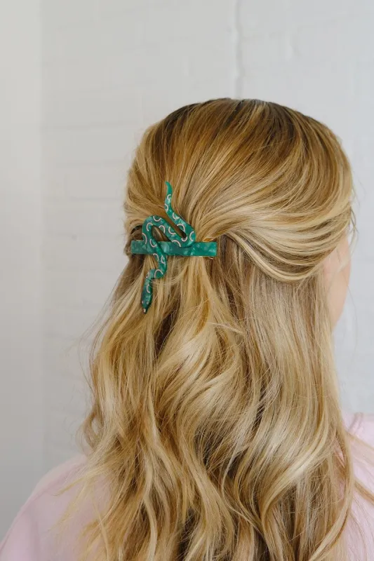 Garden Snake Claw Clip sold by Mulberry and Grand