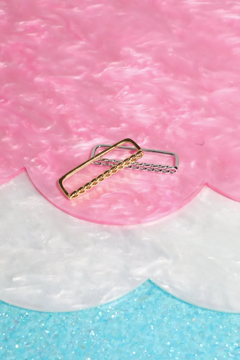 Chain Link Bar Ear Cuff sold by Mulberry and Grand