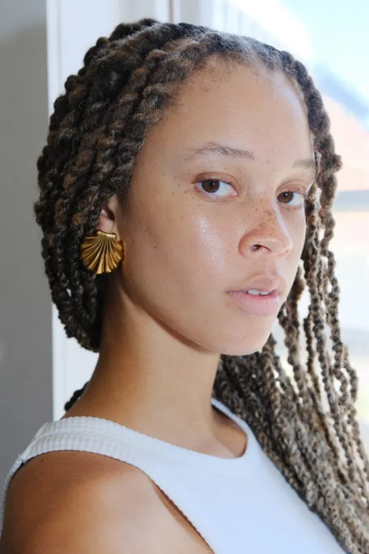 Luca Statement Earrings sold by Mulberry and Grand