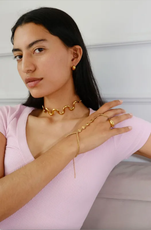 Orla Choker Necklace sold by Mulberry and Grand